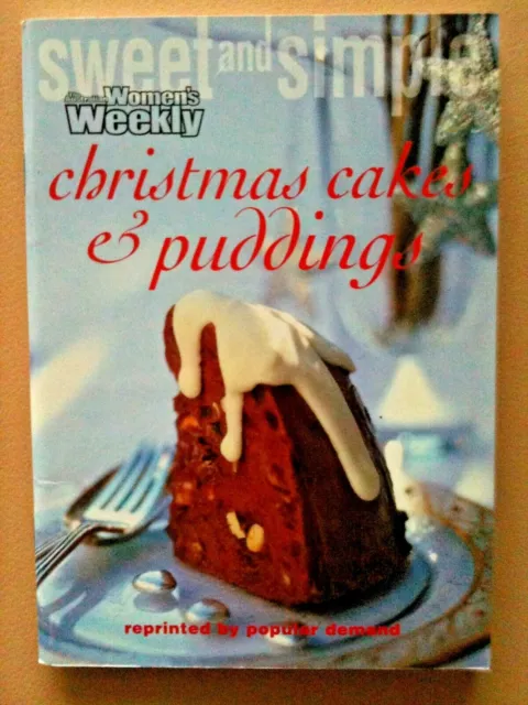 Womens (Women's) Weekly ~ Christmas Cakes & Puddings Cookbook ~ As New