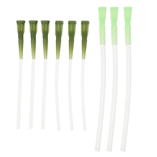 9pcs Young Birds Nourrir un tuyau d'alimentation en plastique