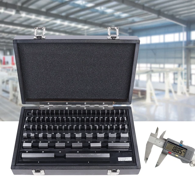 81Pack Rectangular Steel Gage Block Set Ii Level Space Block Harden Gauges