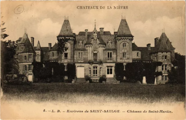 CPA AK Env. de St-SAULGE Chateau de St-MARTIN (420973)