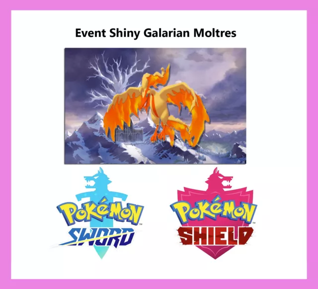 POKEMON SWORD & Shield - Event Shiny Galarian Articuno - Zapdos