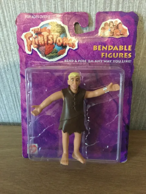 Flintstones Bendable Figures Rare 1993 Mattel Toy Collectable Poseable Barney