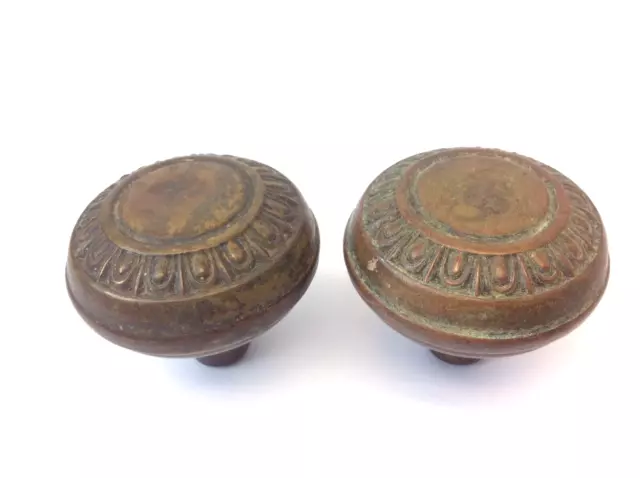 Antique Old Metal Brass Doorknobs Knobs Door Hardware Parts