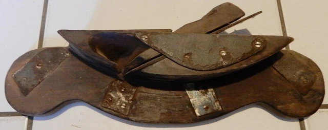 Lot de 2 Rabots à Bois Anciens - Label Emmaüs