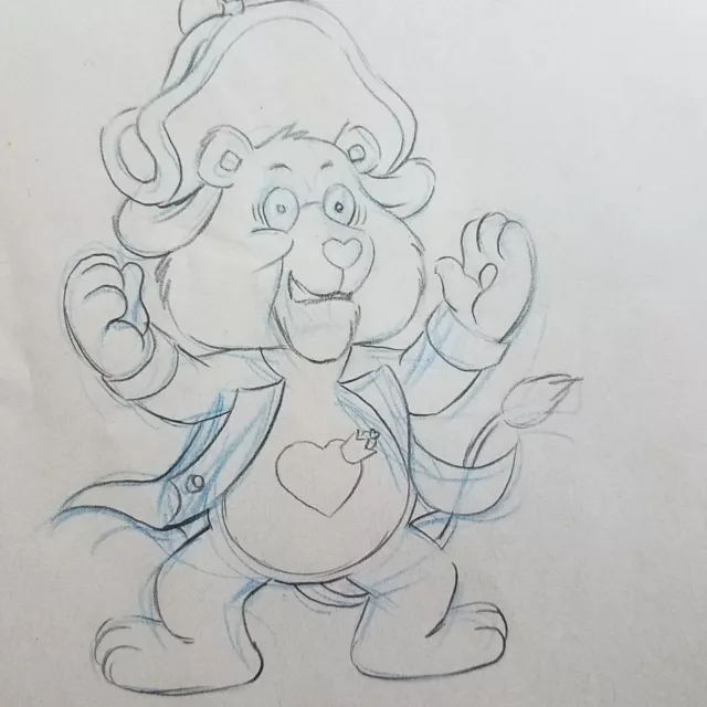 Vintage Care Bears Animation Cel Production Art - LionheartOriginal one