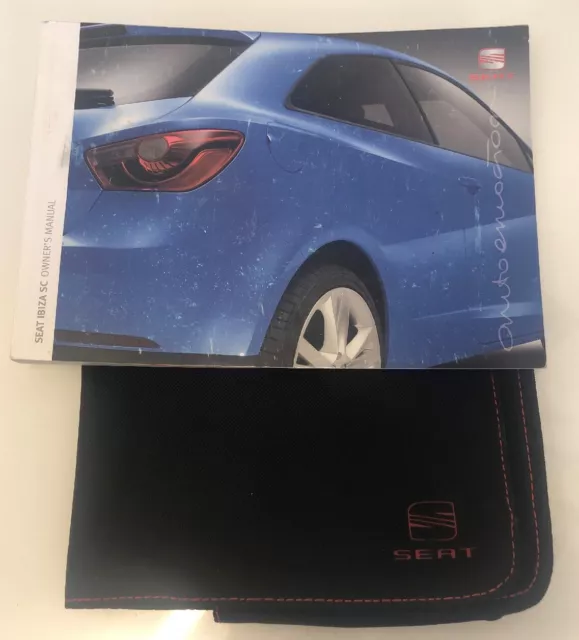 Seat Ibiza Sc Owners Pack / Handbook / Manual With Wallet 2008~2012 (2008)