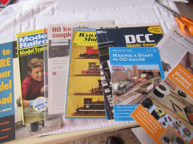 Model Railroader Magazines And Pull Outs