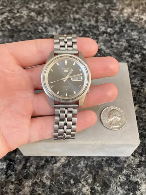 Vintage SEIKO 5 Automatic 21 Jewels 6119-8160 Day Date Sport Diver Watch - Runs