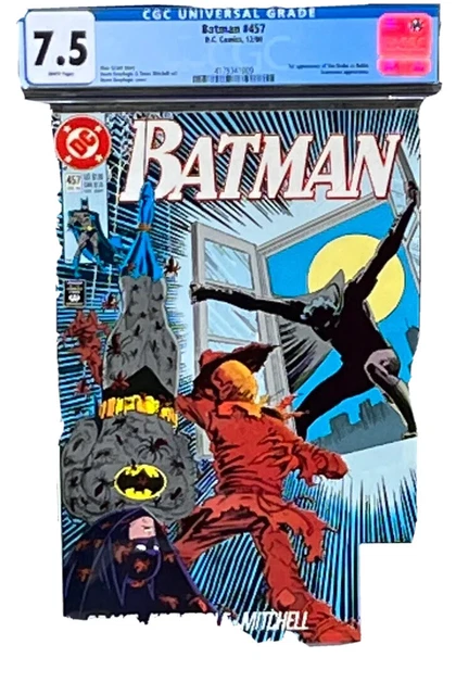 Batman #457 CGC 7.5 White Pages-1st Tim Drake as Robin (Dec 1990, DC) Alan Grant