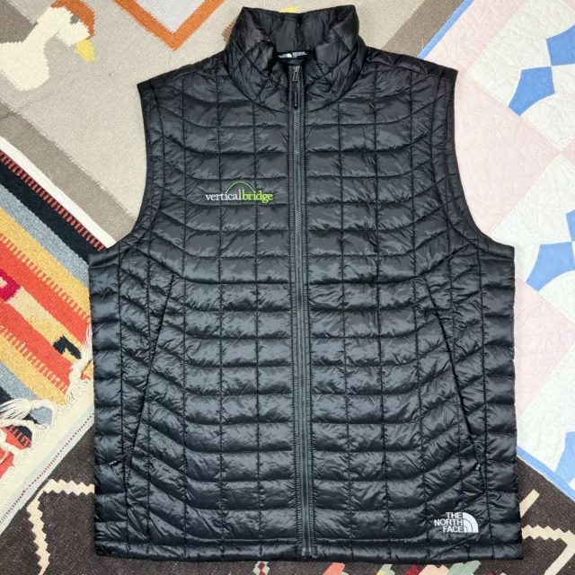 The North Face Thermoball Puffer Vest Insulated Black Quilted Men’s Large