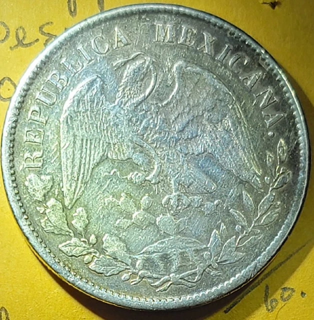 1898 Mexico 8 Reales Silver