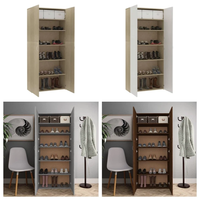 SCHUHSCHRANK SCHUHKIPPER SCHUHREGAL Schuhkommode Schuhablage Flur ...