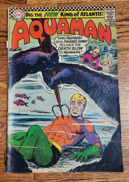 DC Comics-Aquaman-Aug 1966-No 28-Dig The New King Of Atlantis