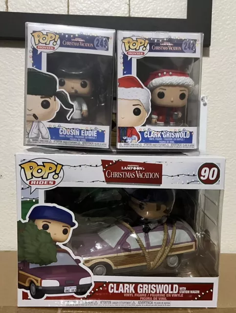 Funko Pop! National Lampoon Christmas Vacation ride Clark Griswold Cousin Eddie