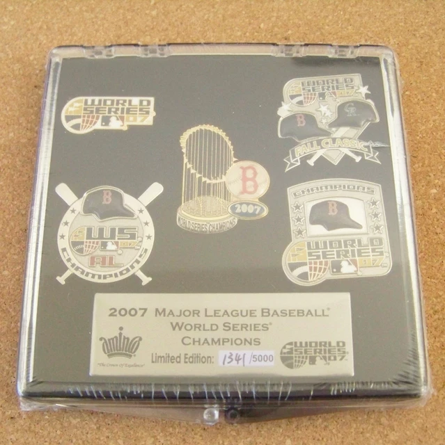 2007 Boston Red Sox World Series Champions 5-pin set AM
