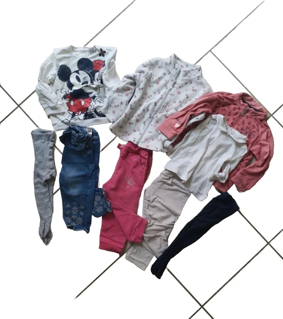 Set Lotto Abbigliamento Bambina 9 Pz Completo Tuta 12/18/24 Mesi