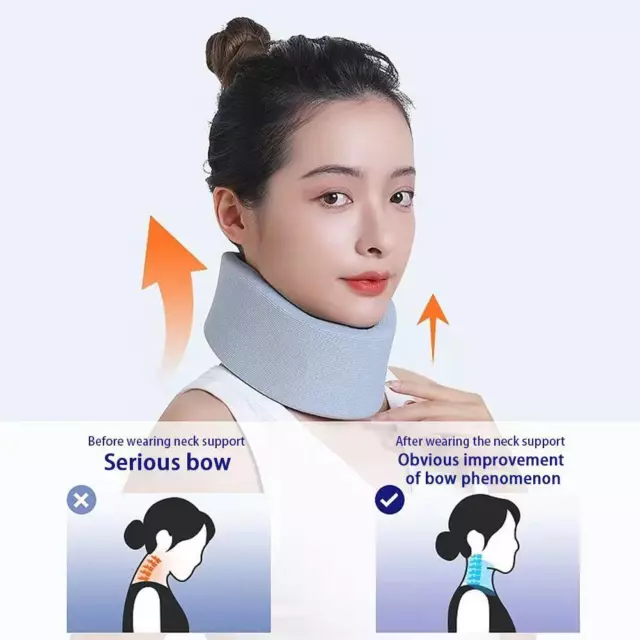 Cervical Collar Neck Relief Traction Device Brace Support Stretcher C4H6