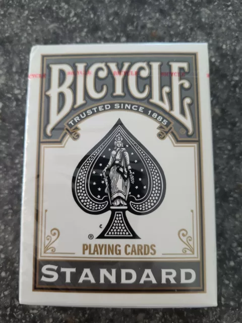 BLACK Bicycle Rider Back Playing Cards, Standard Index, Poker Size Deck
