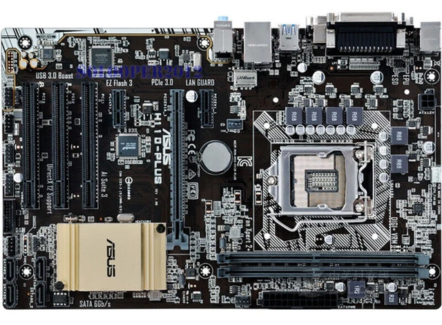 ASUS H110-PLUS LGA 1151 Intel H110 DDR4 DIMM USB3.0 DVI 32GB ...