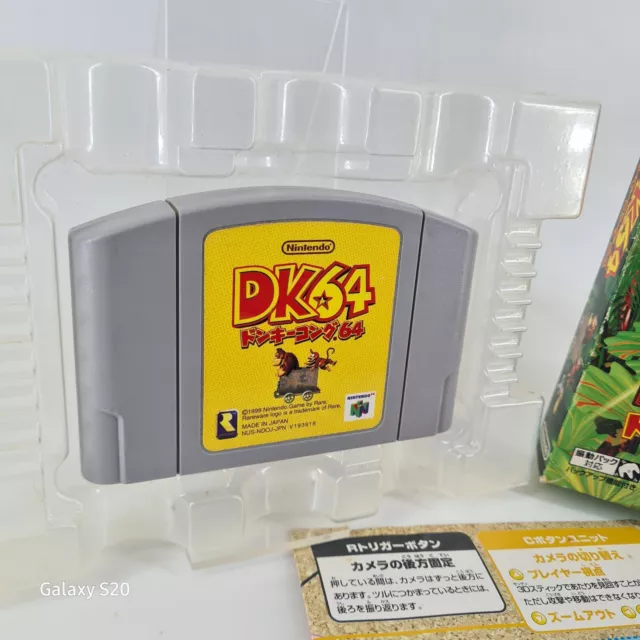 Donkey Kong N64 OVP Nintendo 64 Famicom NTSC-J Game Cartridge Rang B✅️ 13