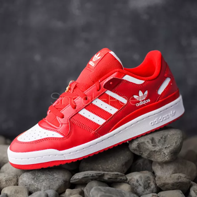 Adidas Originals Forum Low Men’s Sneaker Lifestyle Shoe Red Trainers #495