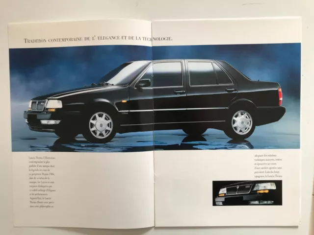 LANCIA  THEMA.   dépliant catalogue publicitaire vintage C1 2