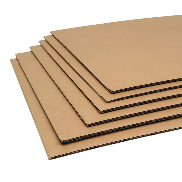 BROWN CORRUGATED CARDBOARD SHEETS A5 A4 A3 A2 A1 A0 SINGLE AND DOUBLE WALL