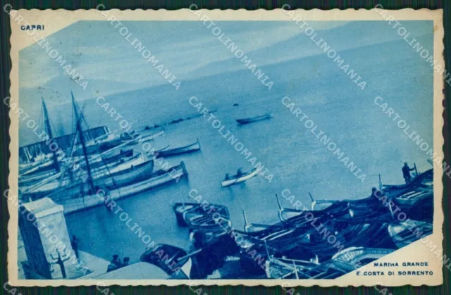 Napoli Capri Marina Grande cartolina KV2264
