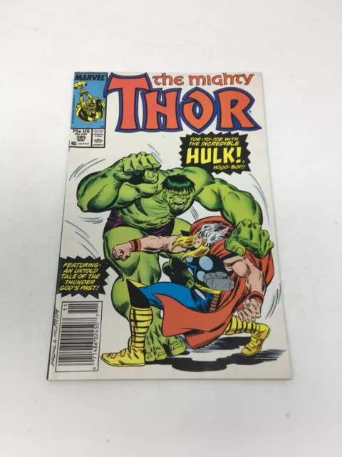 Mighty Thor #385 VF/VF+ Marvel 1987 Vs Incredible Hulk Erik Larsen Ron Frenz