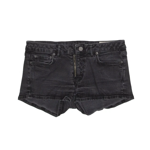 Pantaloncini denim ALL SAINTS neri regolari da donna S W30