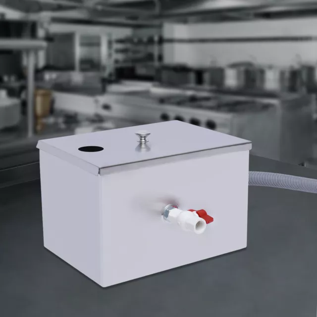 Commercial Grease Trap Stainless Steel Interceptor Oil Water Separator 4,8 cm