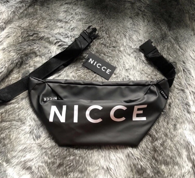 NICCE BUM BAG Unisex Cross Body Bag Black One Size 8.99 PicClick UK