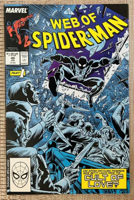Marvel’s Web Of Spider-Man Vol. 1 No. 40, July, 1988 (NM).
