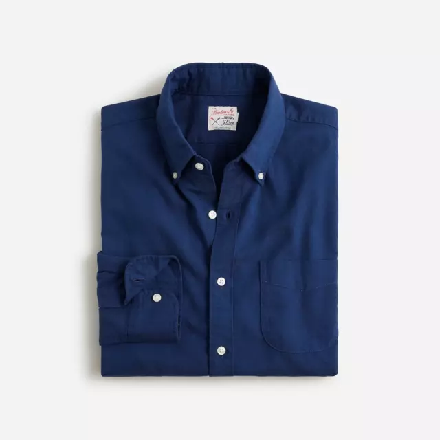 J Crew Broken-in organic cotton oxford shirt NAVY - Classic Fit - M/ L/XL - NEW!