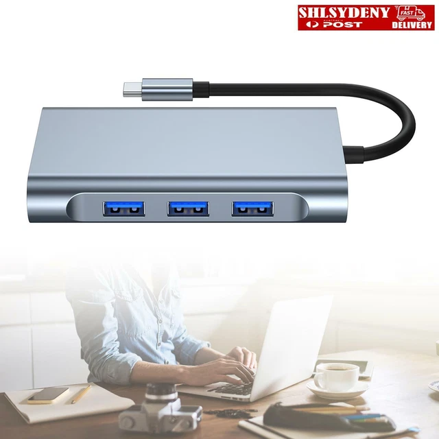 7 in 1 PD100W USB-C HUB  Type C HD Output 4K HDTV Fit for MacBook iPad Pro 11