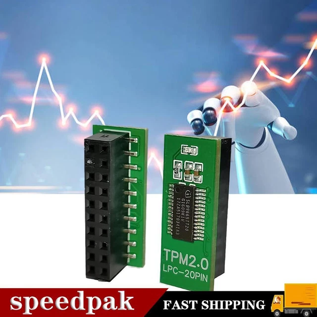 TPM2.0 20 Pin Module for SuperMicro AOM TPM-9665V TCG 2.0 Security