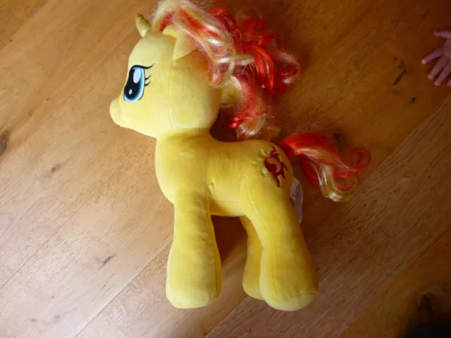 Build a Bear My Little Pony Sunset Shimmer Yellow Retired Cuddly Plush Toy