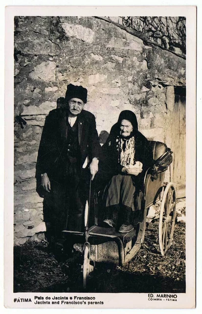 Cartolina di Fatima. Paese di Giacinta e Francesco