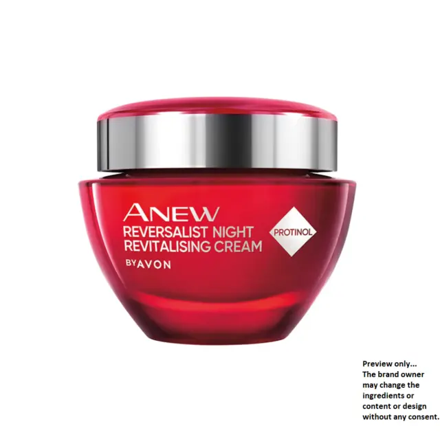 Crema revitalizante nocturna Avon Anew Reversalist 50 ml / 1.6 fl oz * SELLADA * NUEVA