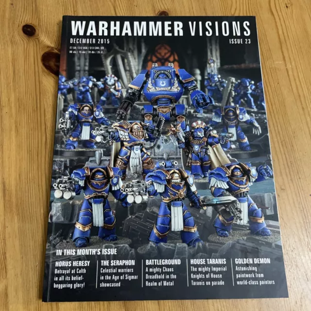 Warhammer Visions magazine Issue 23 - Dec 2015 - Games Workshop