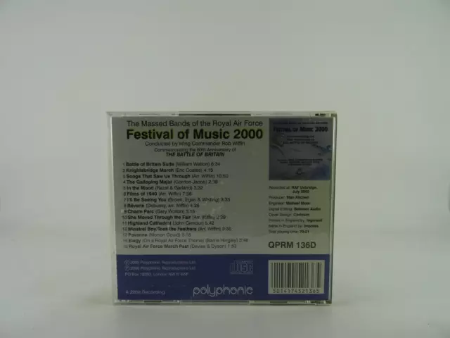 VARIOUS ARTISTS FESTIVAL OF MUSIC 2000 (349) 15 Track CD Album Picture Sleeve PO