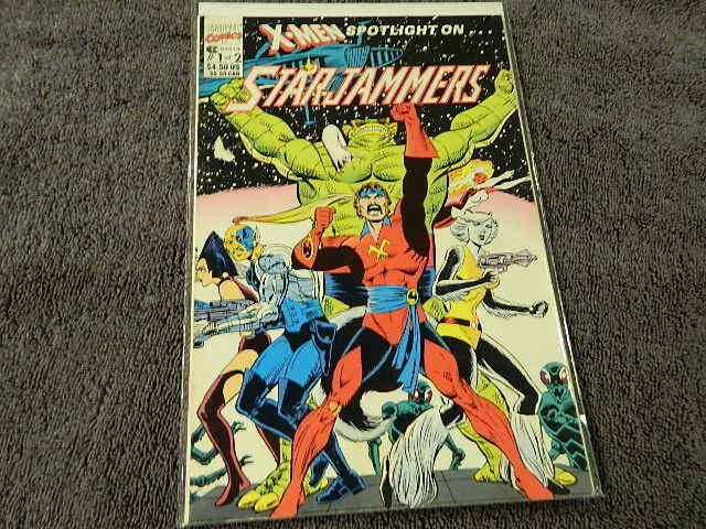 1990 MARVEL Comics X-MEN SPOTLIGHT ON  STARJAMMERS  #1-2 Complete Set TPBs VF/MT 2