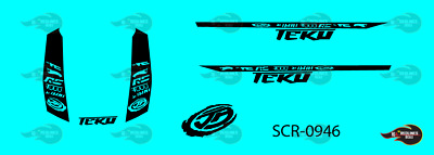 Hot Wheels "Acceleracers Chicane Teku" Replica Decal SCR-0946 