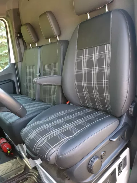 VW T5 Transporter/Caravelle Maß Sitzbezüge vorne 3-Sitzer: GTI