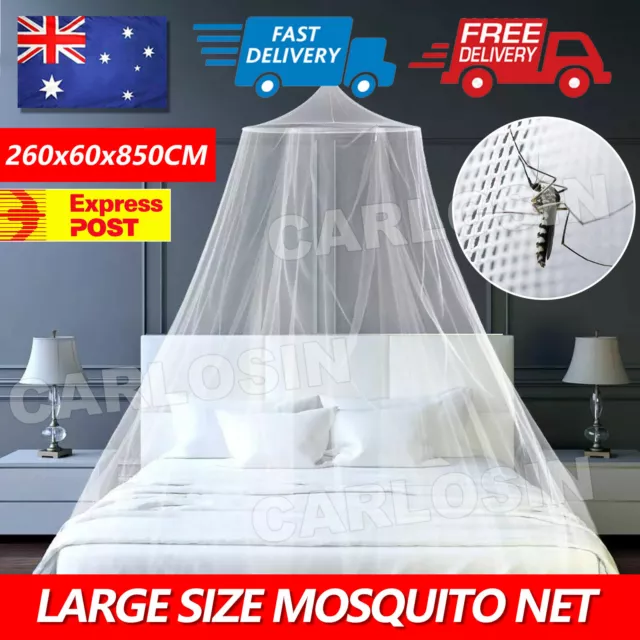 Bed Curtain Dome Double Single Queen Canopy Stopping Mosquito Net Midges Insect