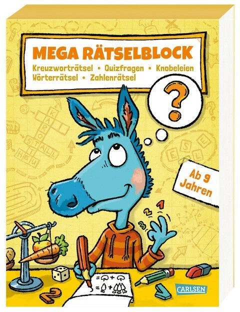 Mega Mystère Block - Mots Croisés, Quizfragen, Knobeleien, Livre