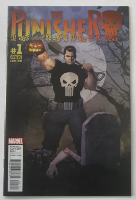 The Punisher Annual #1 Marvel Comics 2016 Razzah Variant Halloween Cover