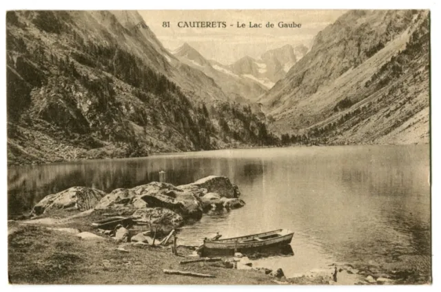 CPA 65 Hautes-Pyrénées Environs de Cauterets Le Lac de Gaube