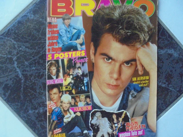 BRAVO 40/1984 TB:N.Kershaw/Iron Maiden/Kajagoogoo/Kiss/SS:Duran Duran/Queen!