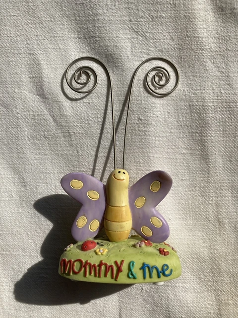 Russ Scribbles Mommy And Me Photo Holder Great Condition Item #20340